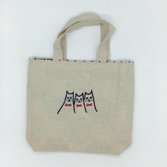 ハンドメイド 3roomsバッグ M フランシュリッペ うじゃうじゃねこ
