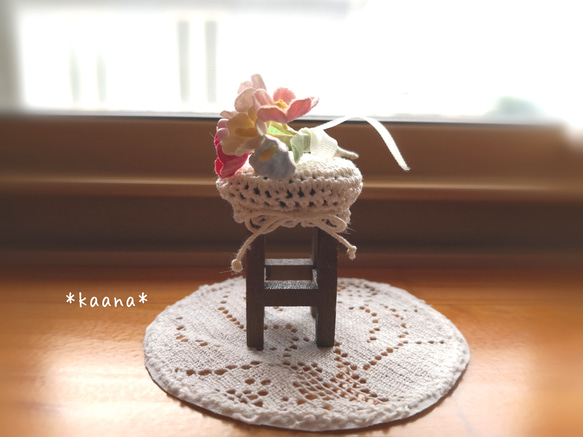 【受注製作】＊Wood Cheir (stool) and Bouquet Set＊ 6枚目の画像