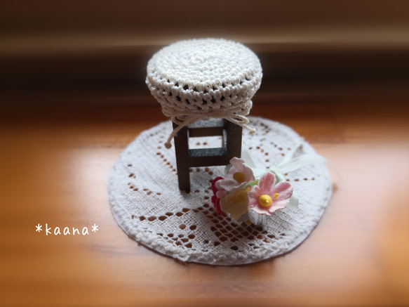 【受注製作】＊Wood Cheir (stool) and Bouquet Set＊ 5枚目の画像