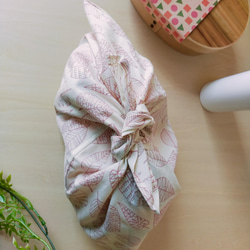 免費送貨斯堪的納維亞葉子和葉子略大的 Azuma 包 ~ 溫柔的觸感 ~ 午餐袋環保袋 第2張的照片