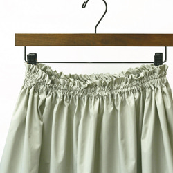 【即納】タイプライター ロングスカート（ピスタチオ）グリーン 大人カジュアル ミントグリーン アップルグリーン 6枚目の画像