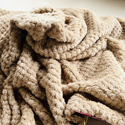 オトナのパッチワーク大判ブランケット　オールシーズン　いちご泥棒　アネモネ　ブラザーラビット　ウィリアムモリスデザイン 7枚目の画像