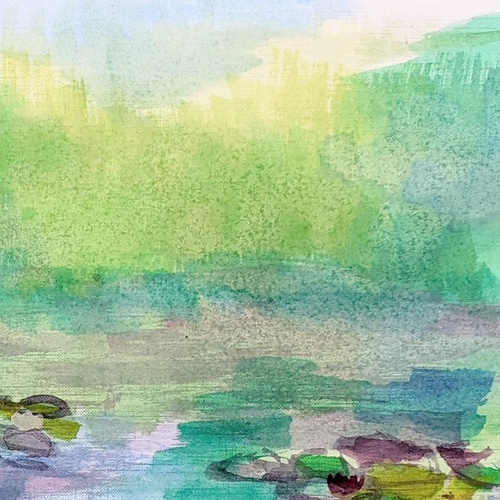 睡蓮の池(1) 水彩画原画 (F6) 絵画 yko 通販 13575338|Creema 睡蓮の池(1) 水彩画原画 (F6) 絵画 yko 通販 13575338|Creema