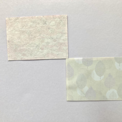 紙刺繍〜桜とミモザのカード〜② 4枚目の画像