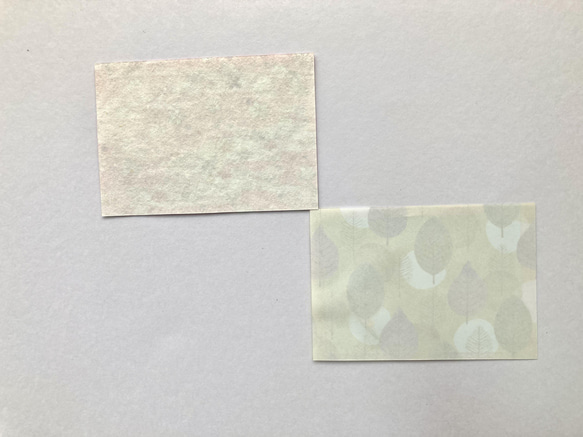 紙刺繍〜桜とミモザのカード〜② 4枚目の画像
