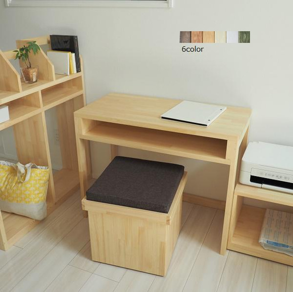 ハンドメイド　作業学習机 オーダー家具の店☆アンティーク風4ドロワー作業台170☆長机