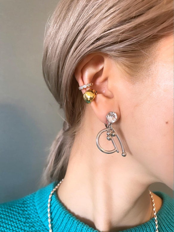 bubble earcuff 14kgf 3枚目の画像