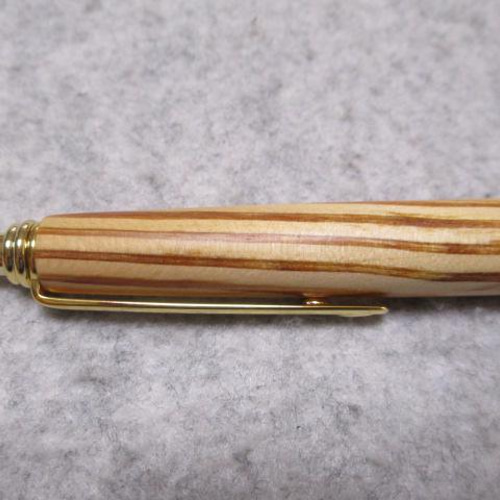 木軸シャープペン肥松（赤松）ジン金襴杢出雲産樹齢250年希少材