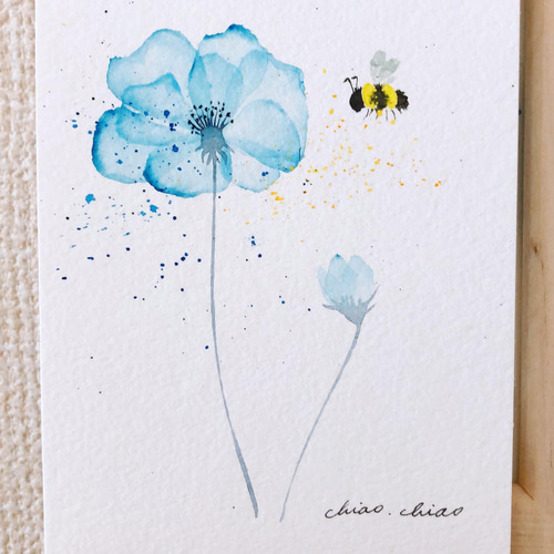 透明水彩原画パンジー春の花飾りA 823db75df2579b4ebb41af56a0fabf