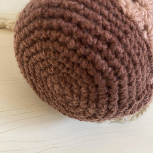 松編み巾着 ブラウン 巾着袋 ymmy 通販 13576955｜Creema(クリーマ