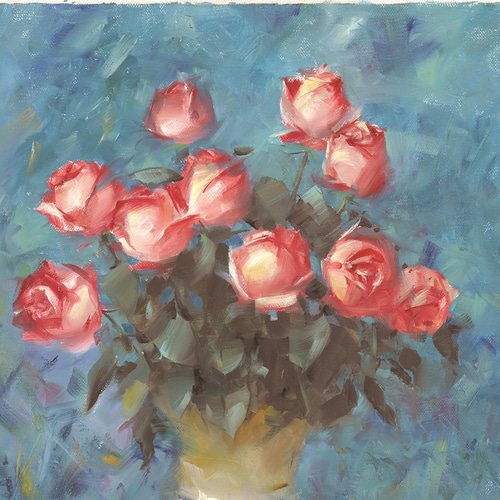 美術品 油彩 静物画 貴重美術 手作り 絵画 ww 通販 13577109