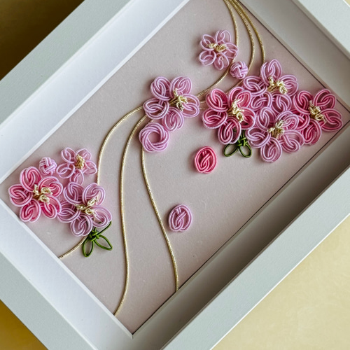 春風に舞う桜 ― 水引桜のフレーム その他インテリア雑貨 tomoemon 通販
