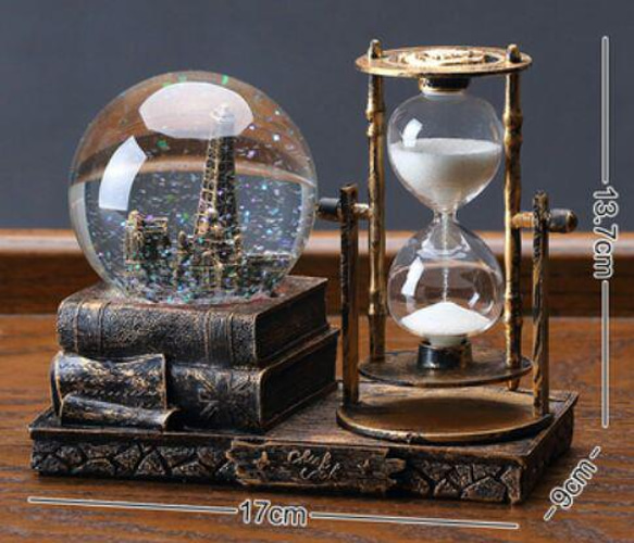 レトロ水晶球砂時計置物 その他置物 kkkg 通販 13577669｜Creema