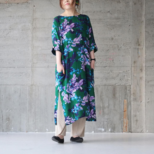 最後1分！ Cool Kurta 一件 (22s-12) Viridian 第10張的照片