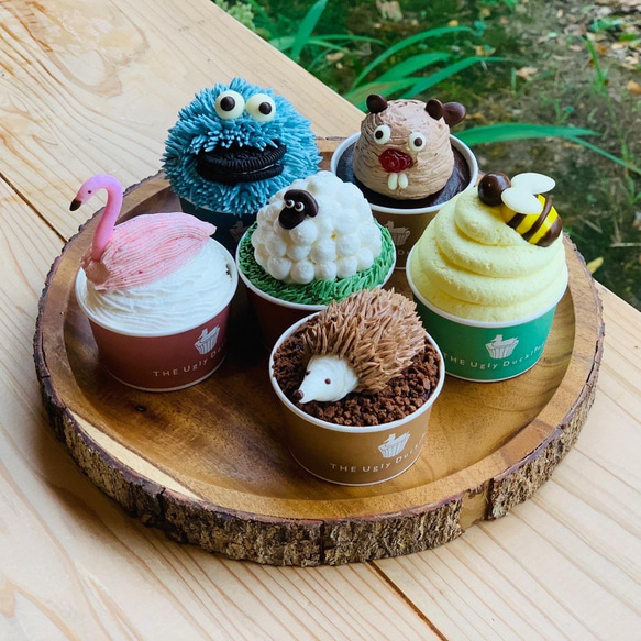 THE Ugly Duckling box / 6 cup set box/カップケーキ ケーキ THE Ugly