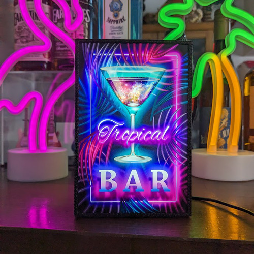 希少 非売品 バカルディ BACARDI カクテル BAR 照明 ネオン 看板 希少 非売品 バカルディ BACARDI カクテル BAR 照明 ネオン 看板