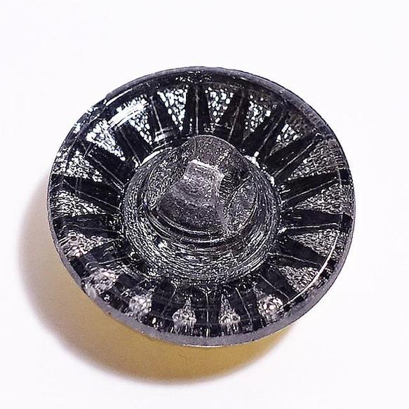 No.299 西ドイツ ヴィンテージ ガラスボタン 22mm 3枚目の画像