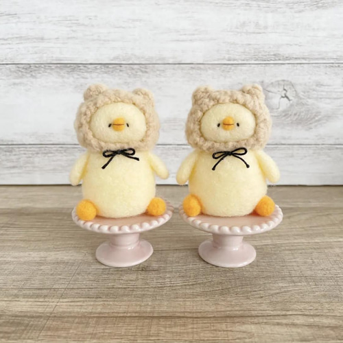 羊毛フェルト ひよこ 作家様作品 アーティストベア 作家ぬいぐるみ 作家様ベア 羊毛フェルト ひよこ 作家様作品 アーティストベア 作家
