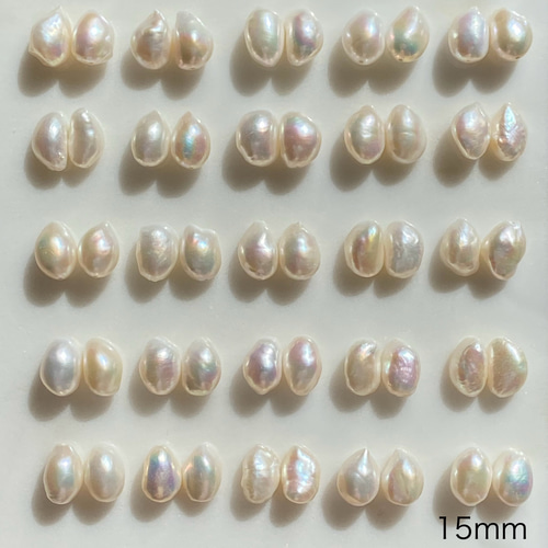 大きめパール新入荷✨ 選べるパールサイズ10〜18mmバロック淡水