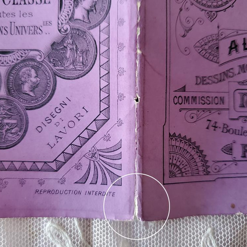 T様ご予約品】フランスアンティーク MAISON SAJOU 刺繍アルファベット 