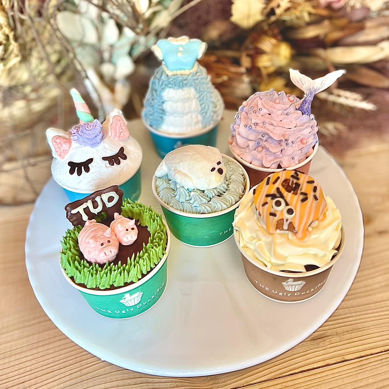 王道可愛いbox / 6cup set box/可愛い/カップケーキ ケーキ THE