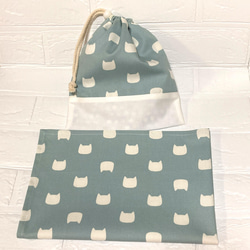 専用です＊ランチョンマット、給食袋 楽天市場】給食袋 ランチョンマット セット 小学校 給食 55×35cm