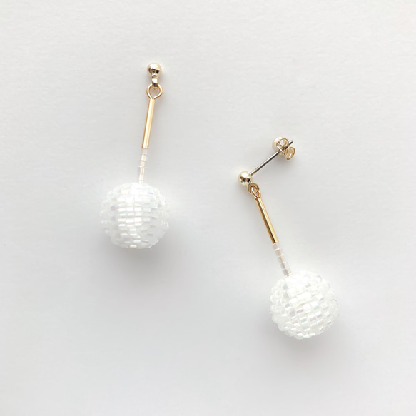 EARRING: 「砂糖」大粒 金平糖 2枚目の画像