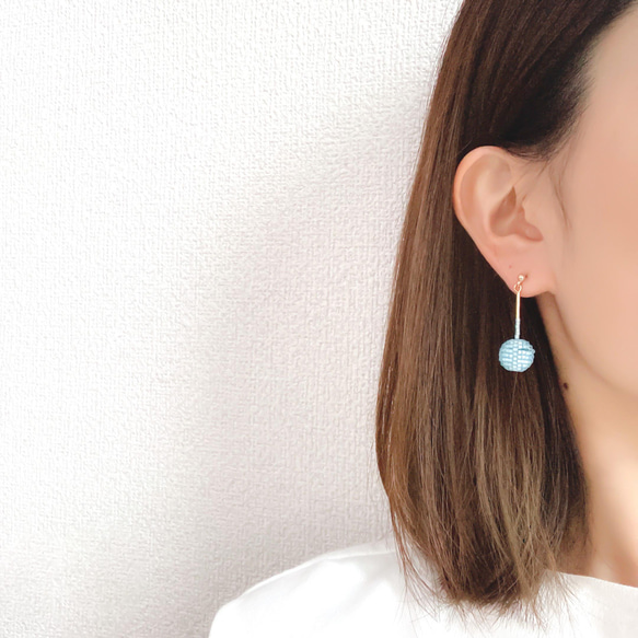 EARRING: 「ラムネ」大粒 金平糖 6枚目の画像