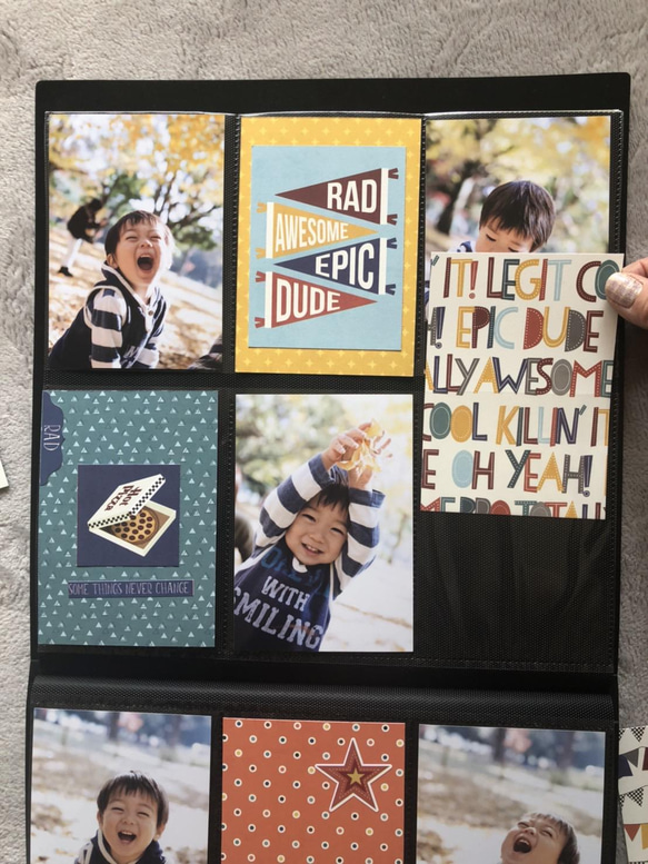 送料無料】入れるだけ簡単オシャレ♪ポケットアルバム用 L版カード（縦