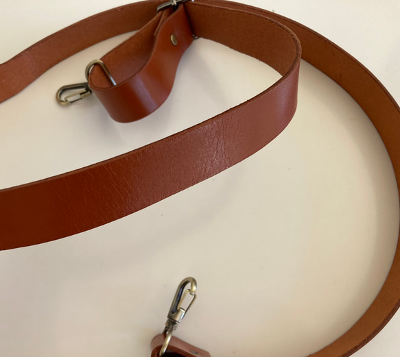 Ｌサイズ 人気 2way浜松帆布サコッシュ ターコイズグリーン 13枚目の画像