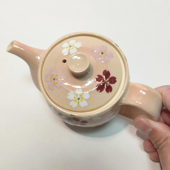 櫻花紋茶壺 第3張的照片