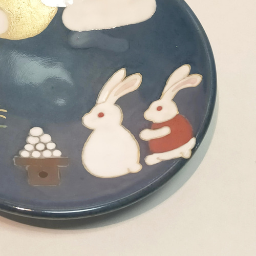 お花見うさぎ＆お月見うさぎ 銘々皿 小皿 うつわ暮らし 通販 13581567