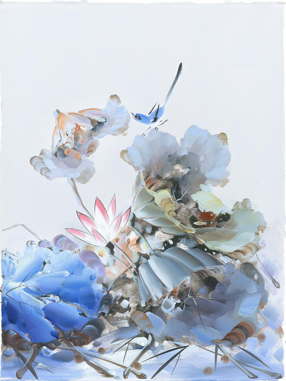 絵画（花）油絵