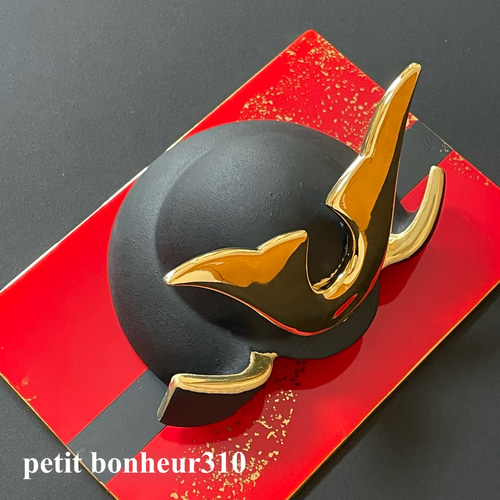 フルオーダーメイド】ポーセラーツ兜&台座セットこどもの日名入れ無料