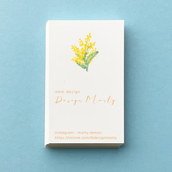 ba 　✾　X-20-05 　ミモザショップカード　リピートオーダー ba ✾ X-20-05 ミモザショップカード リピートオーダー ba ✾ X-20-05