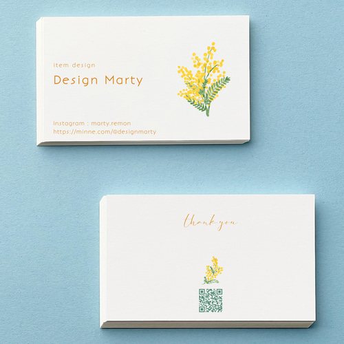 ba 　✾　X-20-05 　ミモザショップカード　リピートオーダー ba ✾ X-20-05 ミモザショップカード リピートオーダー Amazon