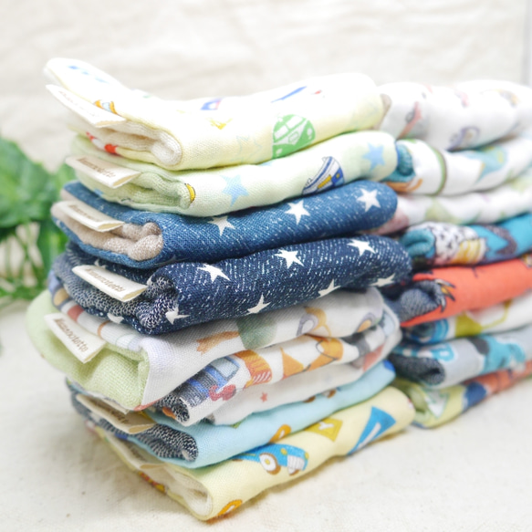 24.【専用】ෆ⃛8重ガーゼハンカチ*ハンドメイド 600 STUDIO