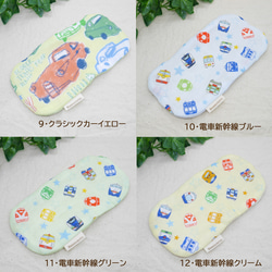 Dinosaurs,Cars&Trains 恐竜・車・電車｜SS・8×16cm｜｜Fuwamokoガーゼハンカチ 4枚目の画像