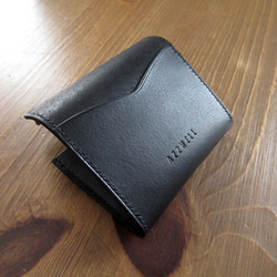 5種類の革を手縫いで仕上げた小さい財布　ミニ財布　マルチケース　手のひらサイズ　革財布 カードケース 8枚目の画像
