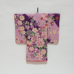 和飾り 『ミニ着物花舞 紫』 5枚目の画像