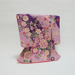 和飾り 『ミニ着物花舞 紫』 3枚目の画像