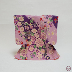 和飾り 『ミニ着物花舞 紫』 1枚目の画像
