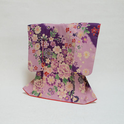 和飾り 『ミニ着物花舞 紫』 2枚目の画像