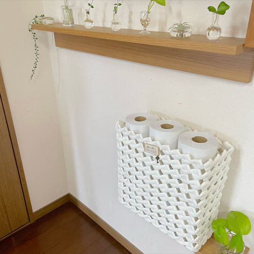 夢来様オーダー完成品トイレットペーパー、ナプキン入れ 夢来様オーダー完成品トイレットペーパー、ナプキン入れ