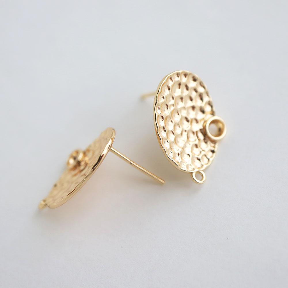 お正月 鏡もちピアス（台座付き） - ピアス