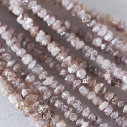 【50粒】天然ピンクダイヤモンド ラフロック (ビーズ素材)★ANAM gems 4枚目の画像