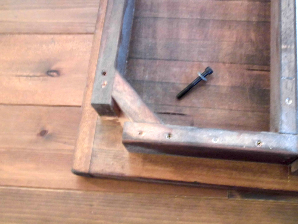 木脚のワークデスク、引き出しなし（受注生産品）