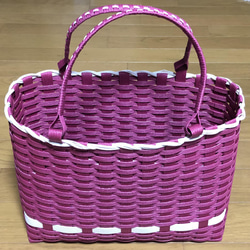 カゴバッグ バスケット ペーパークラフト エコクラフト かご