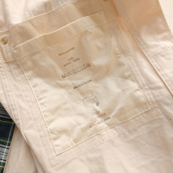 french work coat　ecru sizeL 第20張的照片