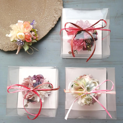 桜とミモザの花束コサージュ 7枚目の画像